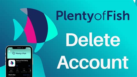 delete your account on plentyoffish free dating app pof.com